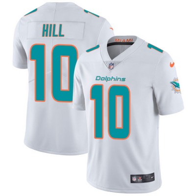 Nike Miami Dolphins #10 Tyreek Hill White Men's Stitched NFL Vapor Untouchable Limited Jersey Men's